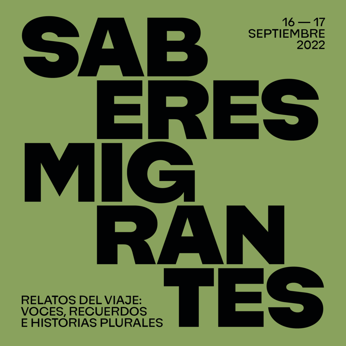 Saberes migrantes. Relatos del viaje: voces, recuerdos e historias plurales