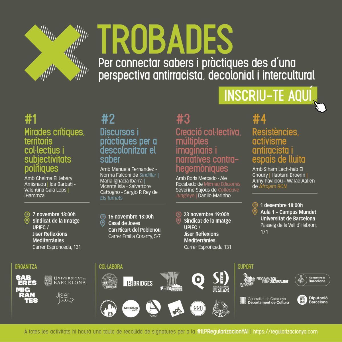 Trobades per connectar sabers i pràctiques des d’una perspectiva antirracista, decolonial i intercultural